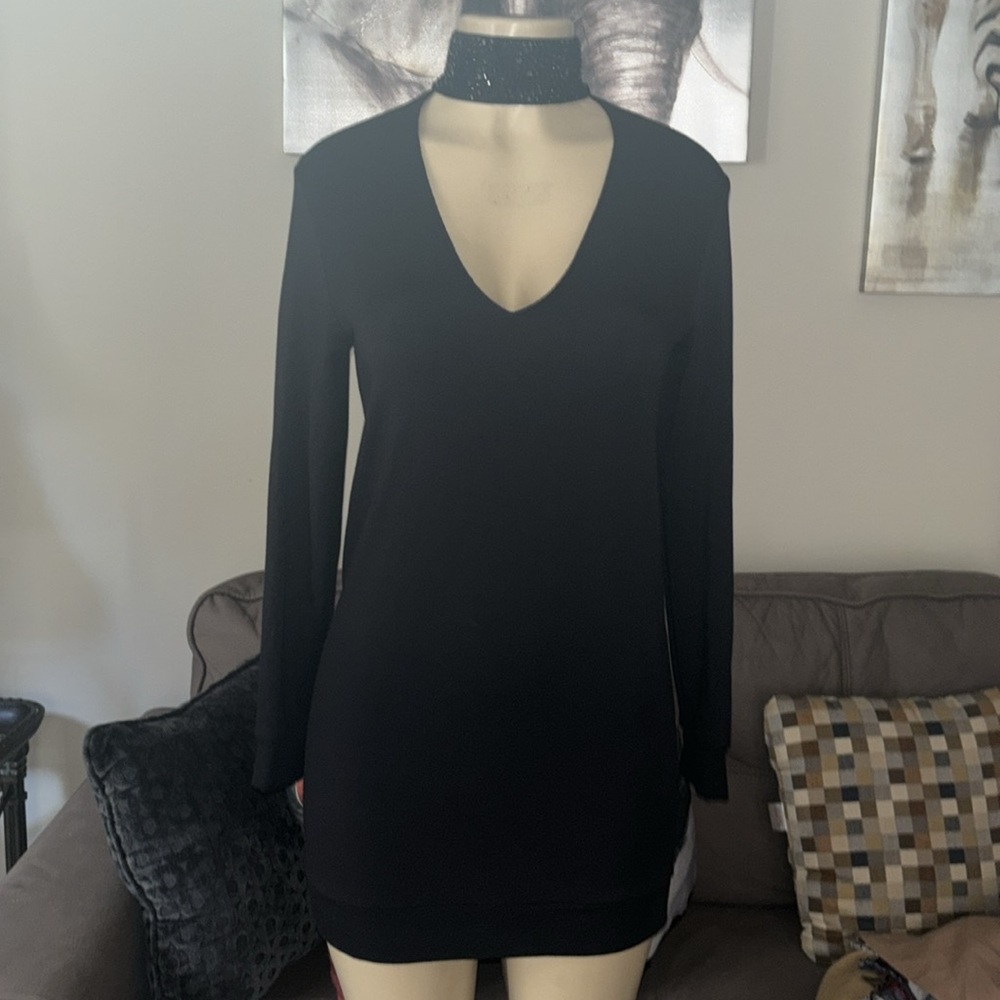 Bailey 44 Women's Garrote Embellished Choker Dress -Black size XS - Picture 5 of 12